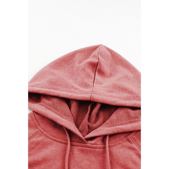 Azura Exchange  Mineral Wash Kangaroo Pocket Drawstring Pullover Hoodie - Picture 7 of 15